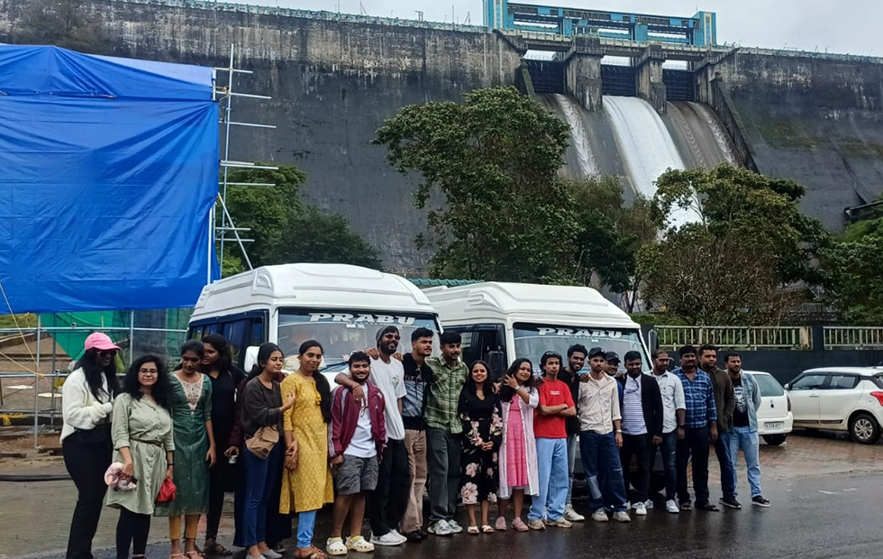 14 seater Force Traveller booked for an outstation trip