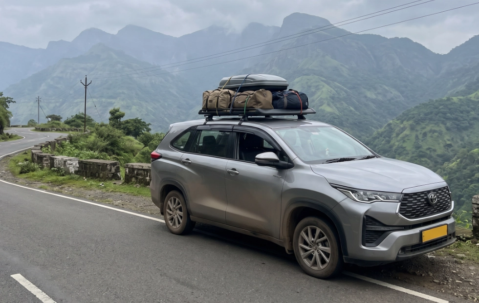 Rent an Innova Hycross in Coimbatore for multiday and outstation travel packages.